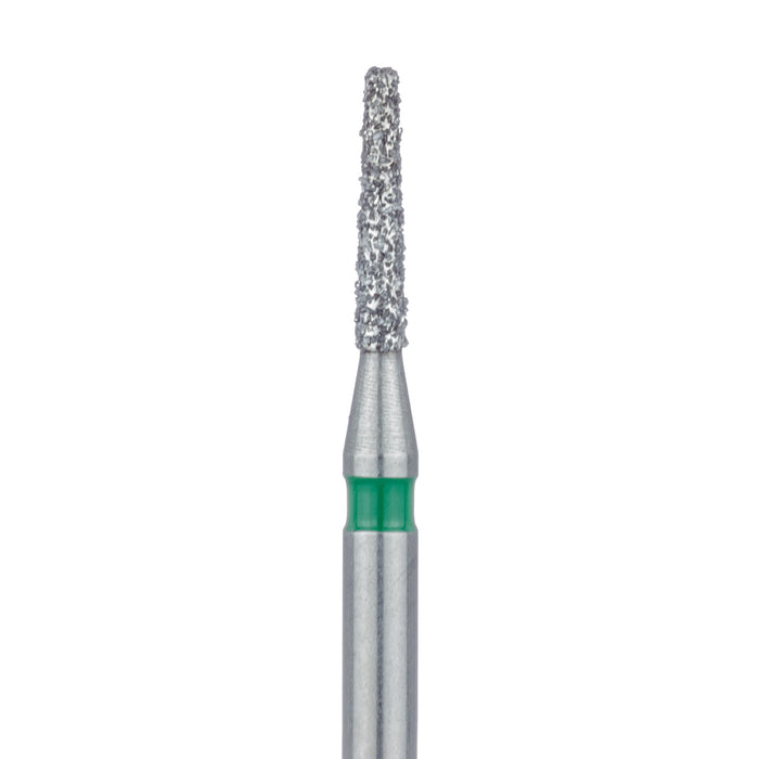 Tapered Flat End Diamond Bur, 1.2mm Ø, Coarse, FG - 846G-012-FG - Avtec Dental