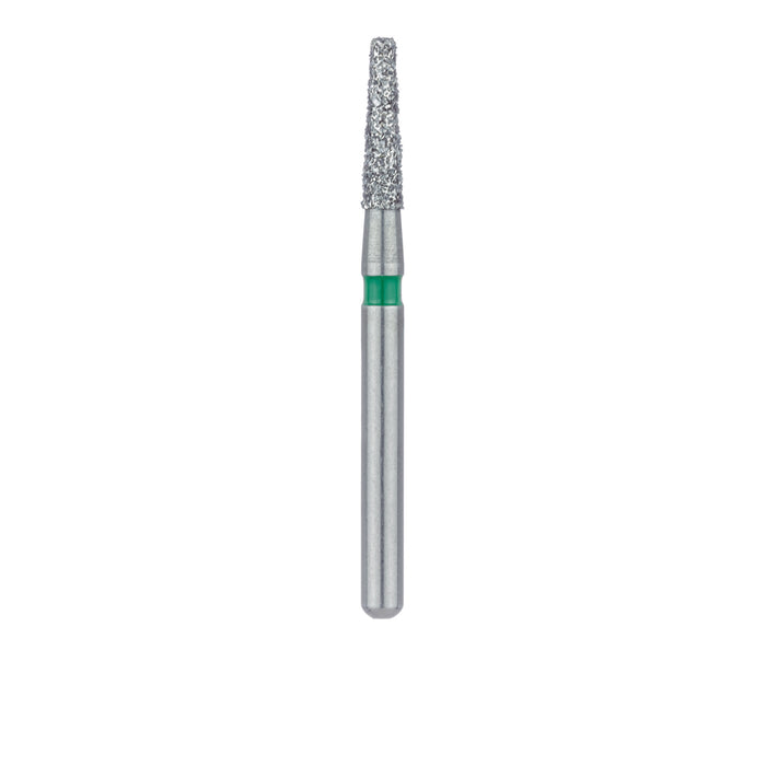 Tapered Flat End Diamond Bur, 1.6mm Ø, Coarse, FG - 846G-016-FG - Avtec Dental