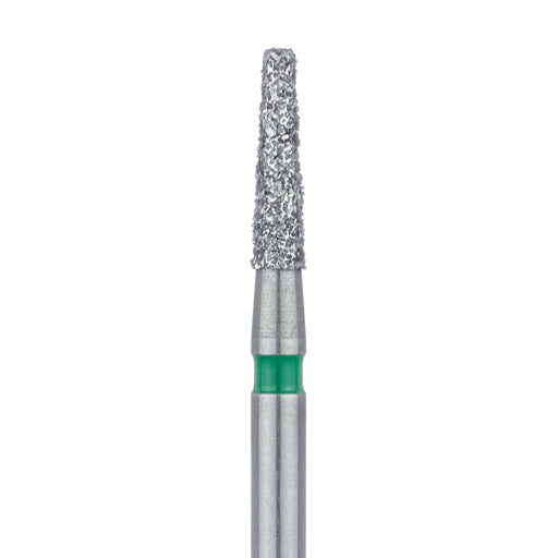 Tapered Flat End Diamond Bur, 1.6mm Ø, Coarse, FG - 846G-016-FG - Avtec Dental