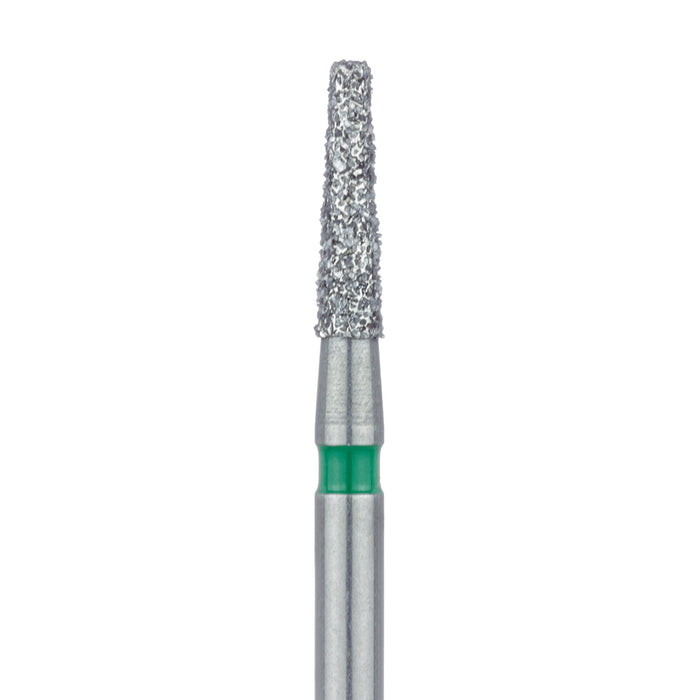 Tapered Flat End Diamond Bur, 1.6mm Ø, Coarse, FG - 846G-016-FG - Avtec Dental