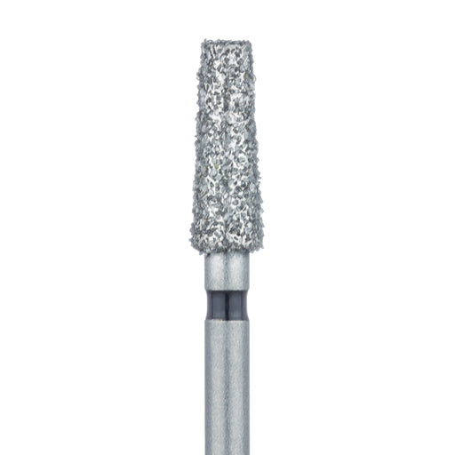 Tapered Flat End Diamond Bur, 2.5mm Ø, Super Coarse, FG - 846H-025-FG - Avtec Dental