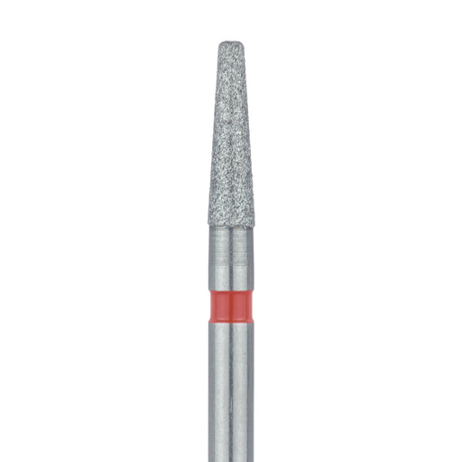 Tapered Round Edge Diamond Bur, 1.6mm Ø, Fine, 0.9mm Tip Ø, FG - 846RF-016-FG - Avtec Dental