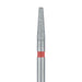 Tapered Round Edge Diamond Bur, 1.6mm Ø, Fine, 0.9mm Tip Ø, FG - 846RF-016-FG - Avtec Dental