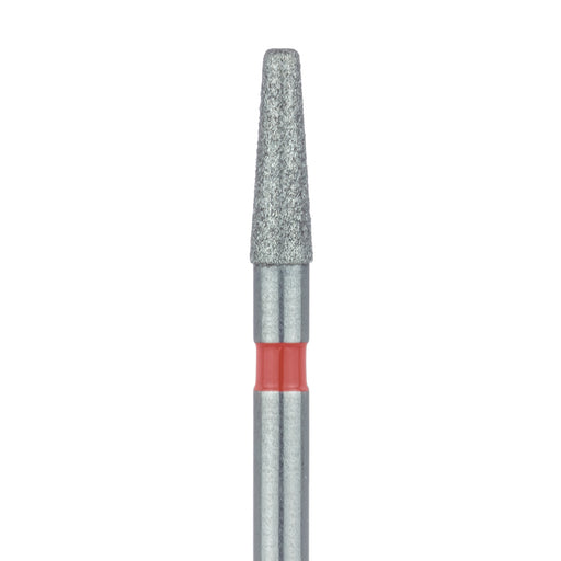 Tapered Round Edge Diamond Bur, 1.8mm Ø, Fine, 1.1mm Tip Ø, FG - 846RF-018-FG - Avtec Dental