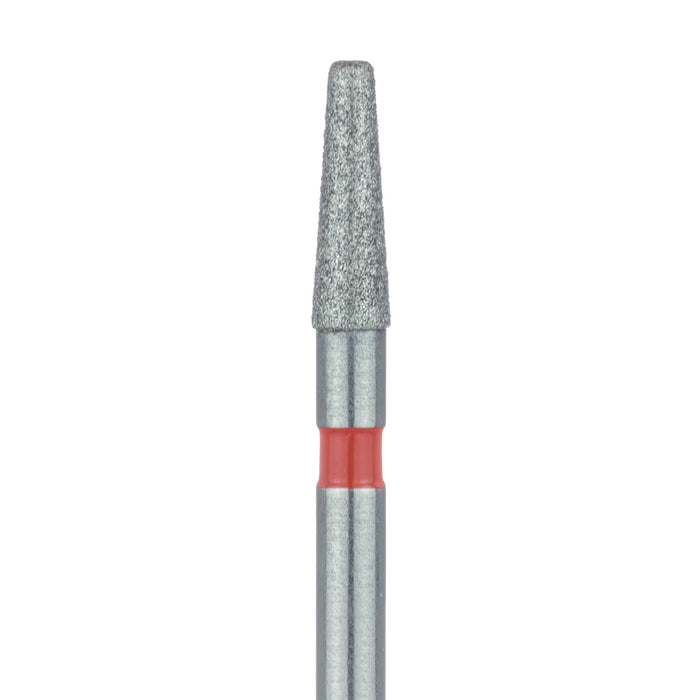 Tapered Round Edge Diamond Bur, 1.8mm Ø, Fine, 1.1mm Tip Ø, FG - 846RF-018-FG - Avtec Dental