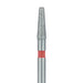 Tapered Round Edge Diamond Bur, 1.8mm Ø, Fine, 1.1mm Tip Ø, FG - 846RF-018-FG - Avtec Dental