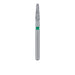 Tapered Round Edge Diamond Bur, 1.6mm Ø, Coarse, 0.9mm Tip Ø, FG - 846RG-016-FG - Avtec Dental