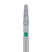 Tapered Round Edge Diamond Bur, 1.8mm Ø, Coarse, 1.1mm Tip Ø, FG - 846RG-018-FG - Avtec Dental