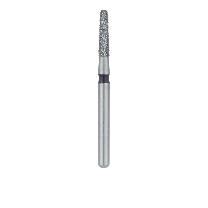 Tapered Round Edge Diamond Bur, 1.6mm Ø, Super Coarse, 0.9mm Tip Ø, FG - 846RH-016-FG - Avtec Dental