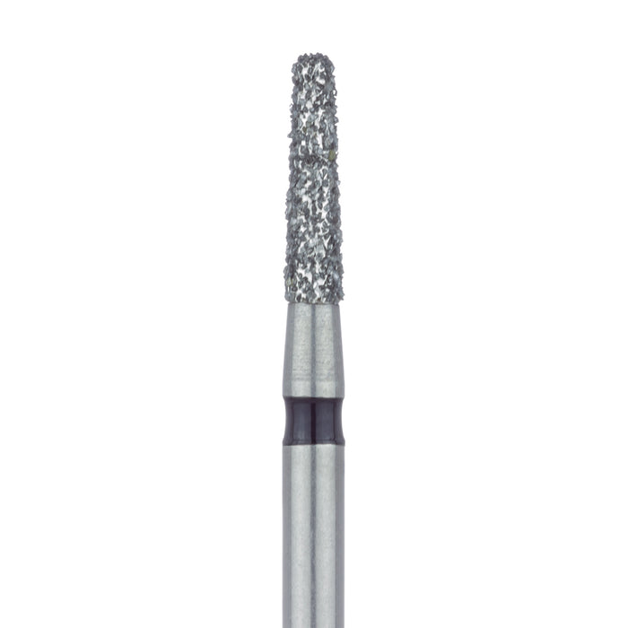 Tapered Round Edge Diamond Bur, 1.6mm Ø, Super Coarse, 0.9mm Tip Ø, FG - 846RH-016-FG - Avtec Dental