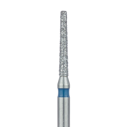 Long Tapered Flat End Diamond Bur, 1.2mm Ø, Medium, 0.7mm Tip Ø, FG - 847-012-FG - Avtec Dental