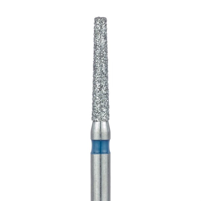 Long Tapered Flat End Diamond Bur, 1.4mm Ø, Medium, 0.8mm Tip Ø, HP - 847-014-HP - Avtec Dental