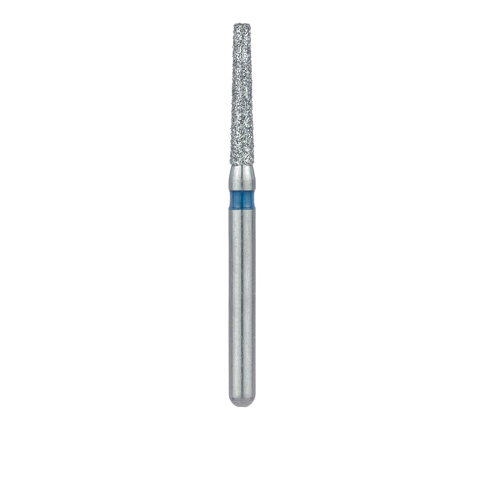 Long Tapered Flat End Diamond Bur, 1.4mm Ø, Medium, 0.8mm Tip Ø, FG - 847-014-FG - Avtec Dental