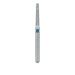 Single-Use Diamond Bur, Sterile, 25 Pack, 1.4mm Ø, Tapered, Flat End, 0.8mm Tip Ø, 8mm Working Length, Medium, FG - 0914.8M - Avtec Dental