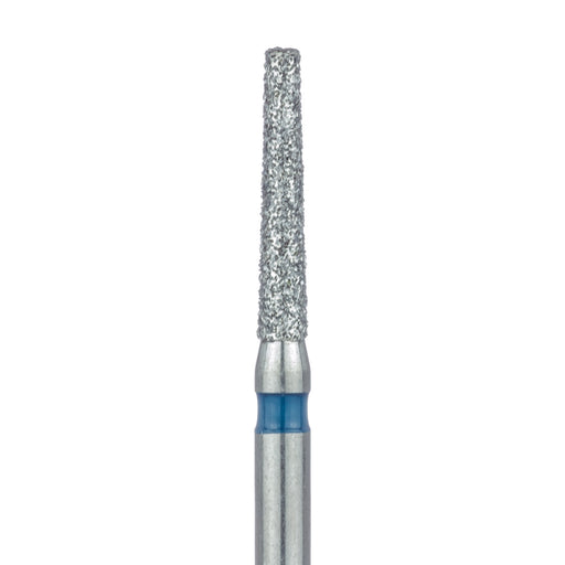 Long Tapered Flat End Diamond Bur, 1.4mm Ø, Medium, 0.8mm Tip Ø, FG - 847-014-FG - Avtec Dental