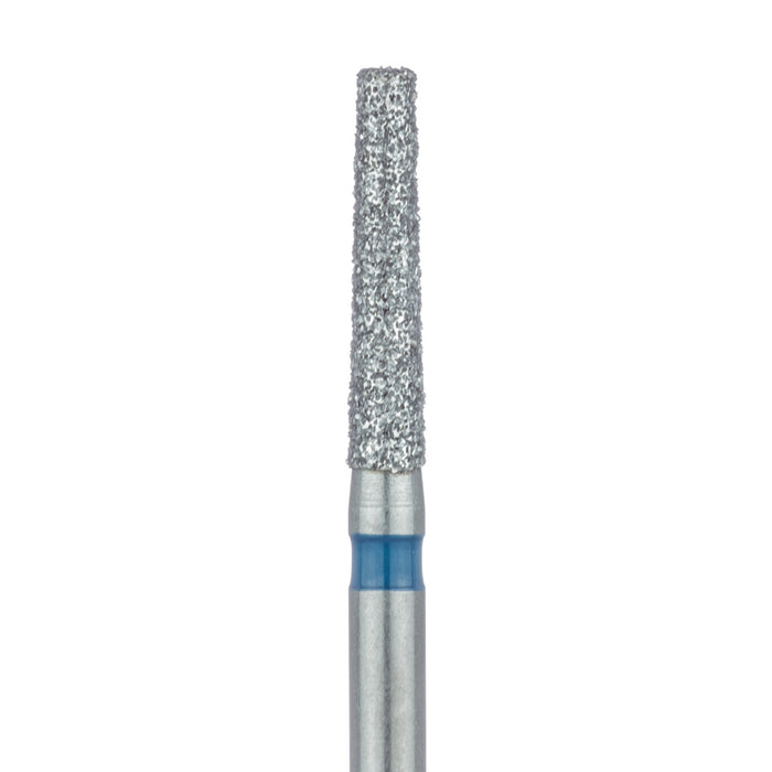 Long Tapered Flat End Diamond Bur, 1.6mm Ø, Medium, 0.9mm Tip Ø, FG - 847-016-FG - Avtec Dental