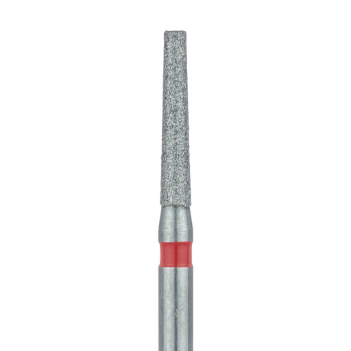 Long Tapered Flat End Diamond Bur, 1.4mm Ø, Fine, FG - 847F-014-FG - Avtec Dental