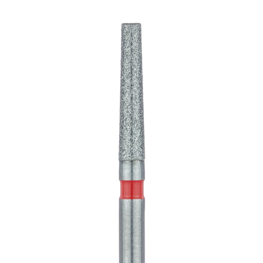 Long Tapered Flat End Diamond Bur, 1.6mm Ø, Fine, FG - 847F-016-FG - Avtec Dental