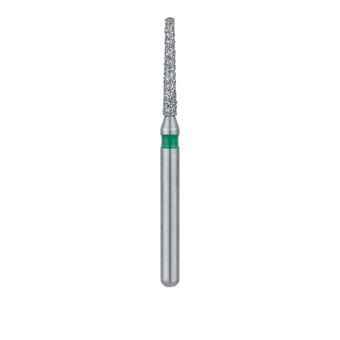 Long Tapered Flat End Diamond Bur, 1.2mm Ø, Coarse, FG - 847G-012-FG - Avtec Dental
