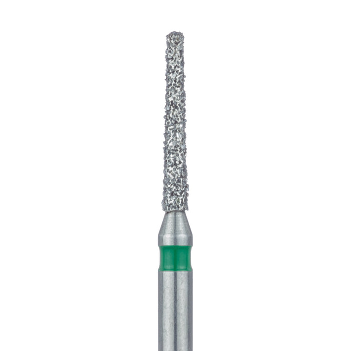 Long Tapered Flat End Diamond Bur, 1.2mm Ø, Coarse, FG - 847G-012-FG - Avtec Dental