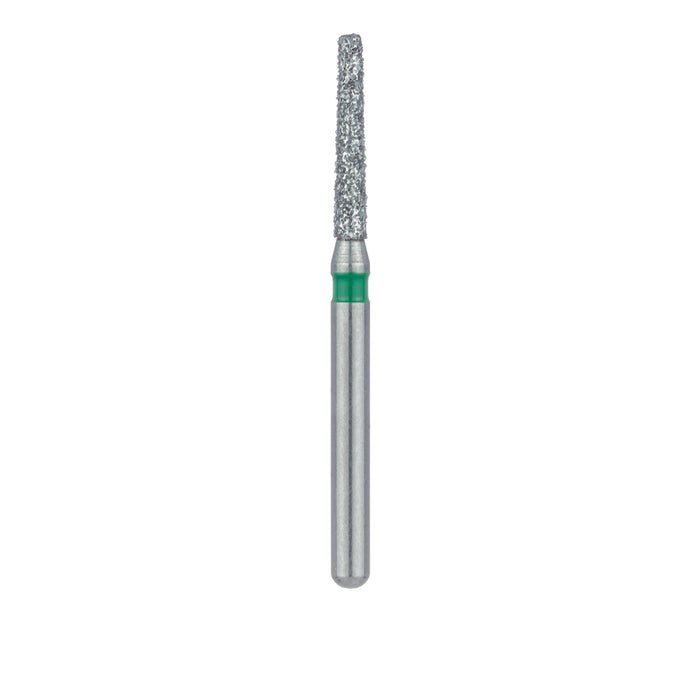 Long Tapered Flat End Diamond Bur, 1.4mm Ø, Coarse, FG - 847G-014-FG - Avtec Dental
