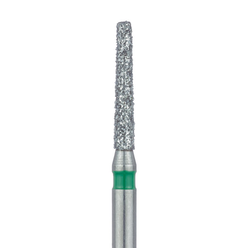 Long Tapered Flat End Diamond Bur, 1.4mm Ø, Coarse, FG - 847G-014-FG - Avtec Dental