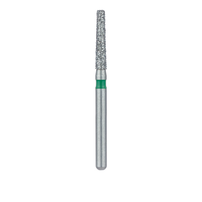 Long Tapered Flat End Diamond Bur, 1.6mm Ø, Coarse, FG - 847G-016-FG - Avtec Dental