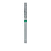 Long Tapered Flat End Diamond Bur, 1.6mm Ø, Coarse, FG - 847G-016-FG - Avtec Dental