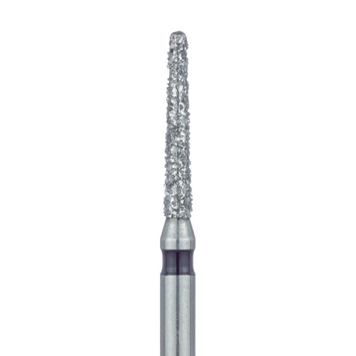 Long Tapered Flat End Diamond Bur, 1.4mm Ø, Super Coarse, FG - 847H-014-FG - Avtec Dental