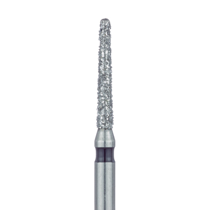 Long Tapered Flat End Diamond Bur, 1.4mm Ø, Super Coarse, FG - 847H-014-FG - Avtec Dental