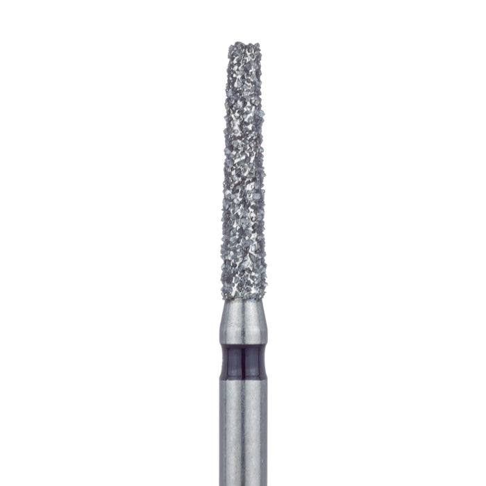 Long Tapered Flat End Diamond Bur, 1.6mm Ø, Super Coarse, FG - 847H-016-FG - Avtec Dental