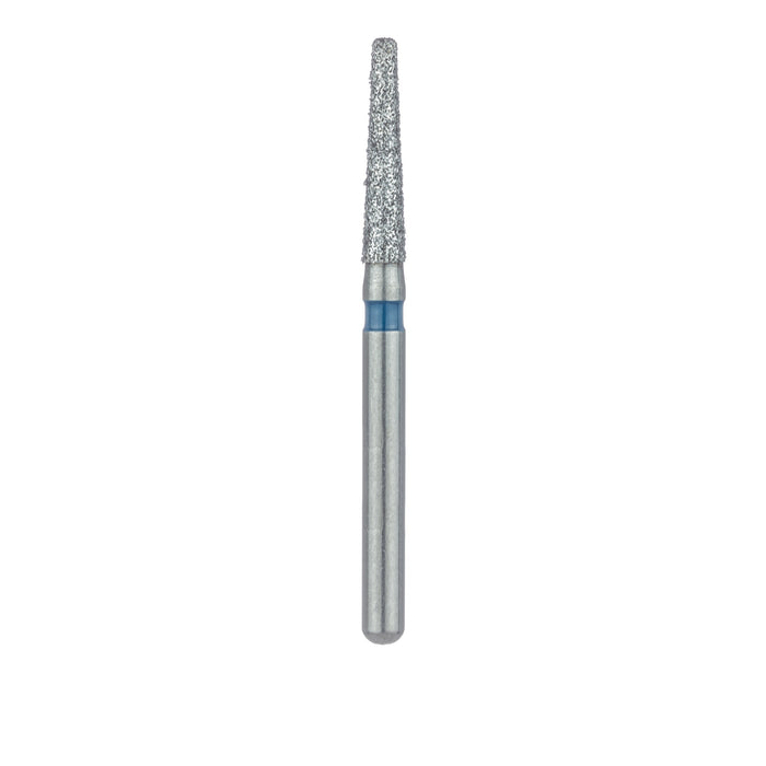 Long Tapered Round Edge Diamond Bur, 1.6mm Ø, Medium, 0.9mm Tip Ø, FG - 847R-016-FG - Avtec Dental