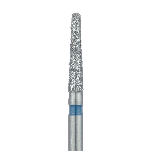 Long Tapered Round Edge Diamond Bur, 1.6mm Ø, Medium, 0.9mm Tip Ø, FG - 847R-016-FG - Avtec Dental
