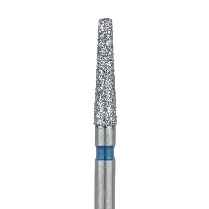 Long Tapered Round Edge Diamond Bur, 1.8mm Ø, Medium, 1.4mm Tip Ø, FG - 847R-018-FG - Avtec Dental