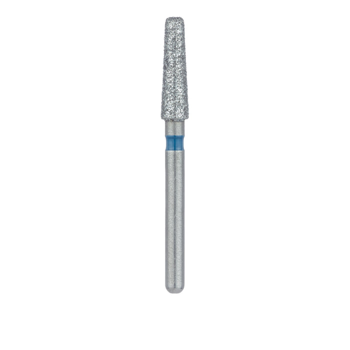 Long Tapered Round Edge Diamond Bur, 2.3mm Ø, Medium, 1.6mm Tip Ø, FG - 847R-023-FG - Avtec Dental