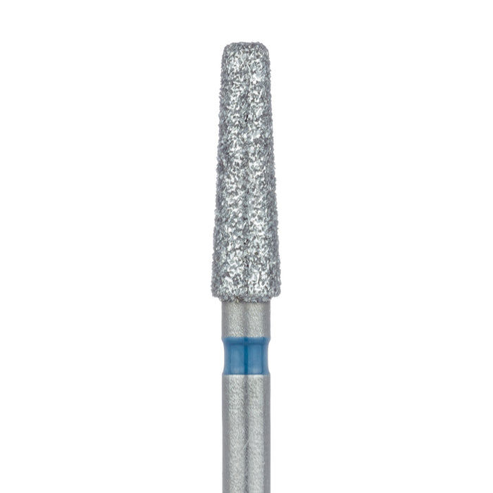 Long Tapered Round Edge Diamond Bur, 2.3mm Ø, Medium, 1.6mm Tip Ø, FG - 847R-023-FG - Avtec Dental