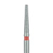 Long Tapered Round Edge Diamond Bur, 1.6mm Ø, Fine, 0.9mm Tip Ø, FG - 847RF-016-FG - Avtec Dental