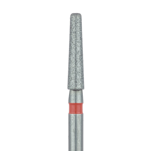 Long Tapered Round Edge Diamond Bur, 1.8mm Ø, Fine, 1.4mm Tip Ø, FG - 847RF-018-FG - Avtec Dental