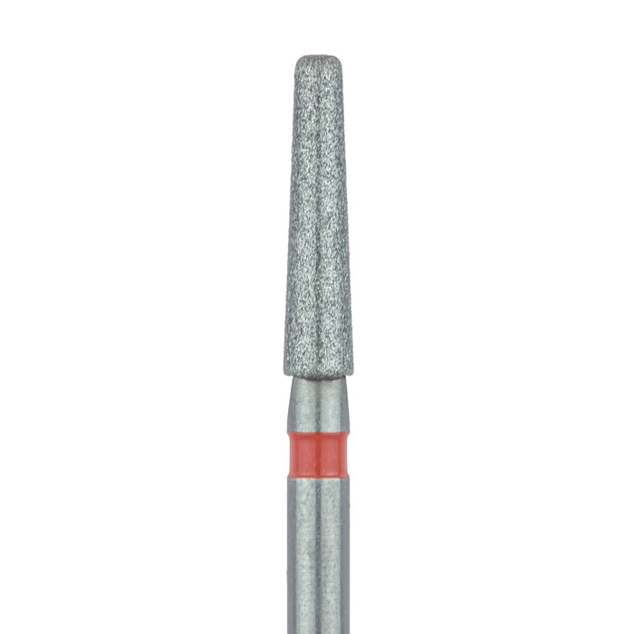 Long Tapered Round Edge Diamond Bur, 1.8mm Ø, Fine, 1.4mm Tip Ø, FG - 847RF-018-FG - Avtec Dental