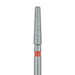 Long Tapered Round Edge Diamond Bur, 1.8mm Ø, Fine, 1.4mm Tip Ø, FG - 847RF-018-FG - Avtec Dental