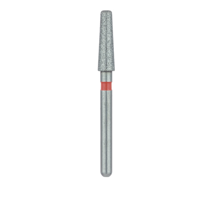 Long Tapered Round Edge Diamond Bur, 2.3mm Ø, Fine, 1.6mm Tip Ø, FG - 847RF-023-FG - Avtec Dental