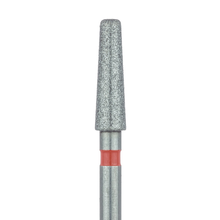Long Tapered Round Edge Diamond Bur, 2.3mm Ø, Fine, 1.6mm Tip Ø, FG - 847RF-023-FG - Avtec Dental