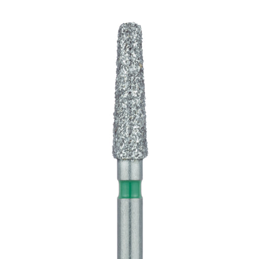 Long Tapered Round Edge Diamond Bur, 2.3mm Ø, Coarse, 1.6mm Tip Ø, FG - 847RG-023-FG - Avtec Dental