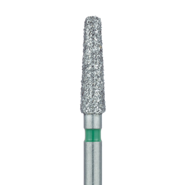 Long Tapered Round Edge Diamond Bur, 2.3mm Ø, Coarse, 1.6mm Tip Ø, FG - 847RG-023-FG - Avtec Dental