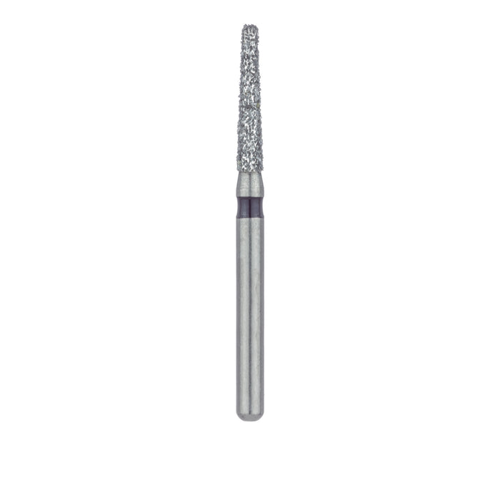 Long Tapered Round Edge Diamond Bur, 1.6mm Ø, Super Coarse, 0.9mm Tip Ø, FG - 847RH-016-FG - Avtec Dental