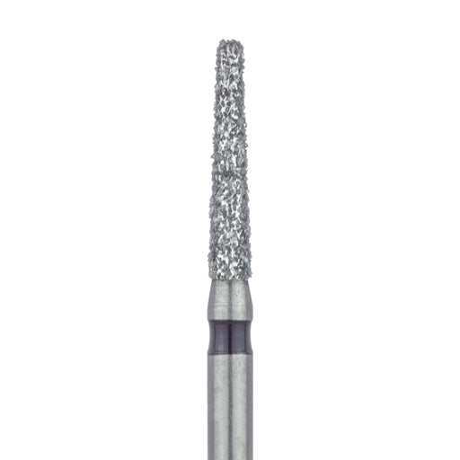 Long Tapered Round Edge Diamond Bur, 1.6mm Ø, Super Coarse, 0.9mm Tip Ø, FG - 847RH-016-FG - Avtec Dental
