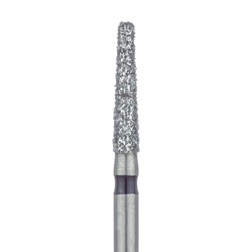 Long Tapered Round Edge Diamond Bur, 1.8mm Ø, Super Coarse, 1.4mm Tip Ø, FG - 847RH-018-FG - Avtec Dental