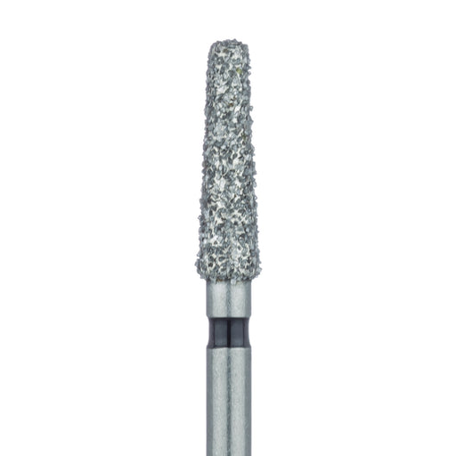 Long Tapered Round Edge Diamond Bur, 2.3mm Ø, Super Coarse, 1.6mm Tip Ø, FG - 847RH-023-FG - Avtec Dental
