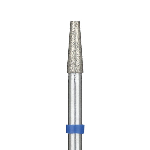 Long Tapered Flat End Diamond Bur, Sintered, 2.7mm Ø, Medium, HP - 847S-027-HP - Avtec Dental