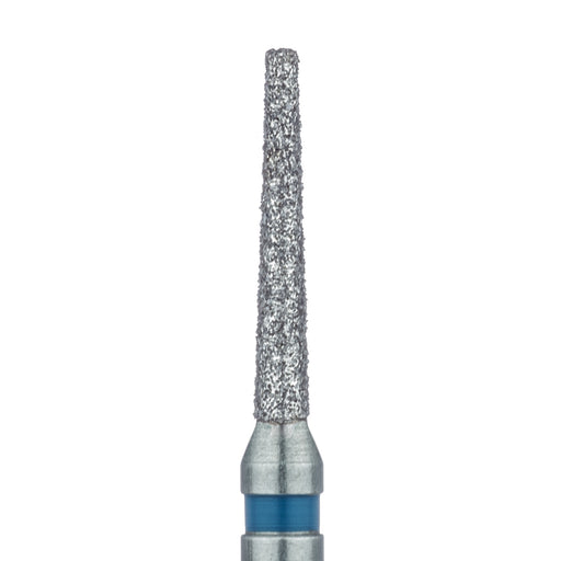 Extra Long Tapered Flat End Diamond Bur, 1.6mm Ø, Medium, RA - 848-016-RA - Avtec Dental
